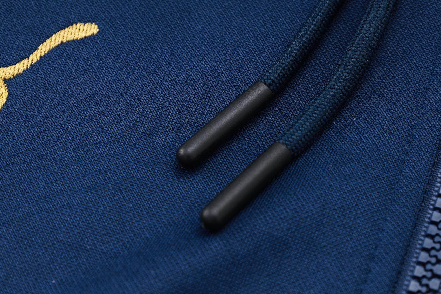 Olympique de Marseille Dark Blue and Gold Tracksuit - JerseyLegacy