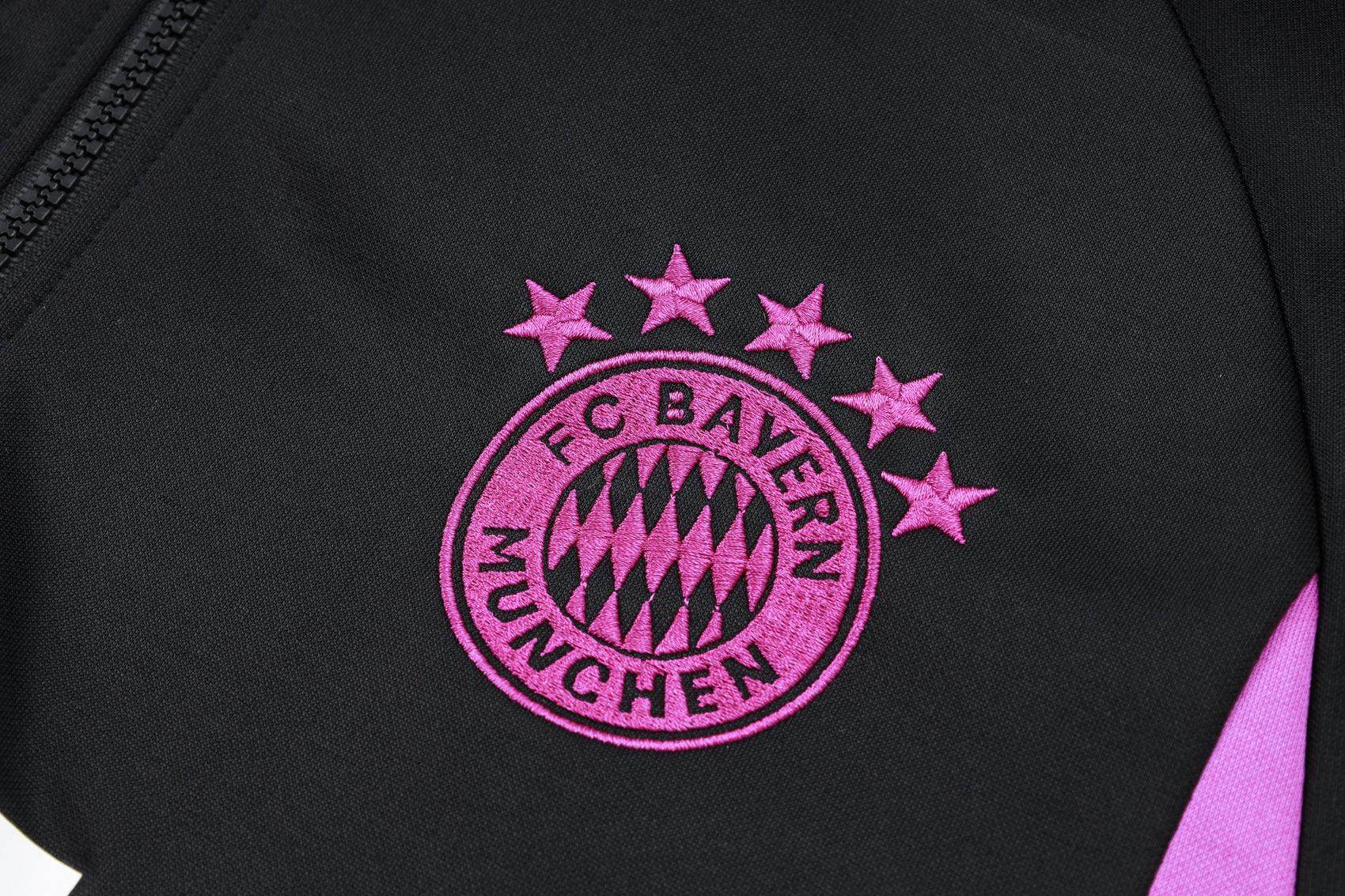 Bayern Munich Black Tracksuit - JerseyLegacy