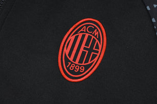 AC Milan Black and Red Tracksuit - JerseyLegacy