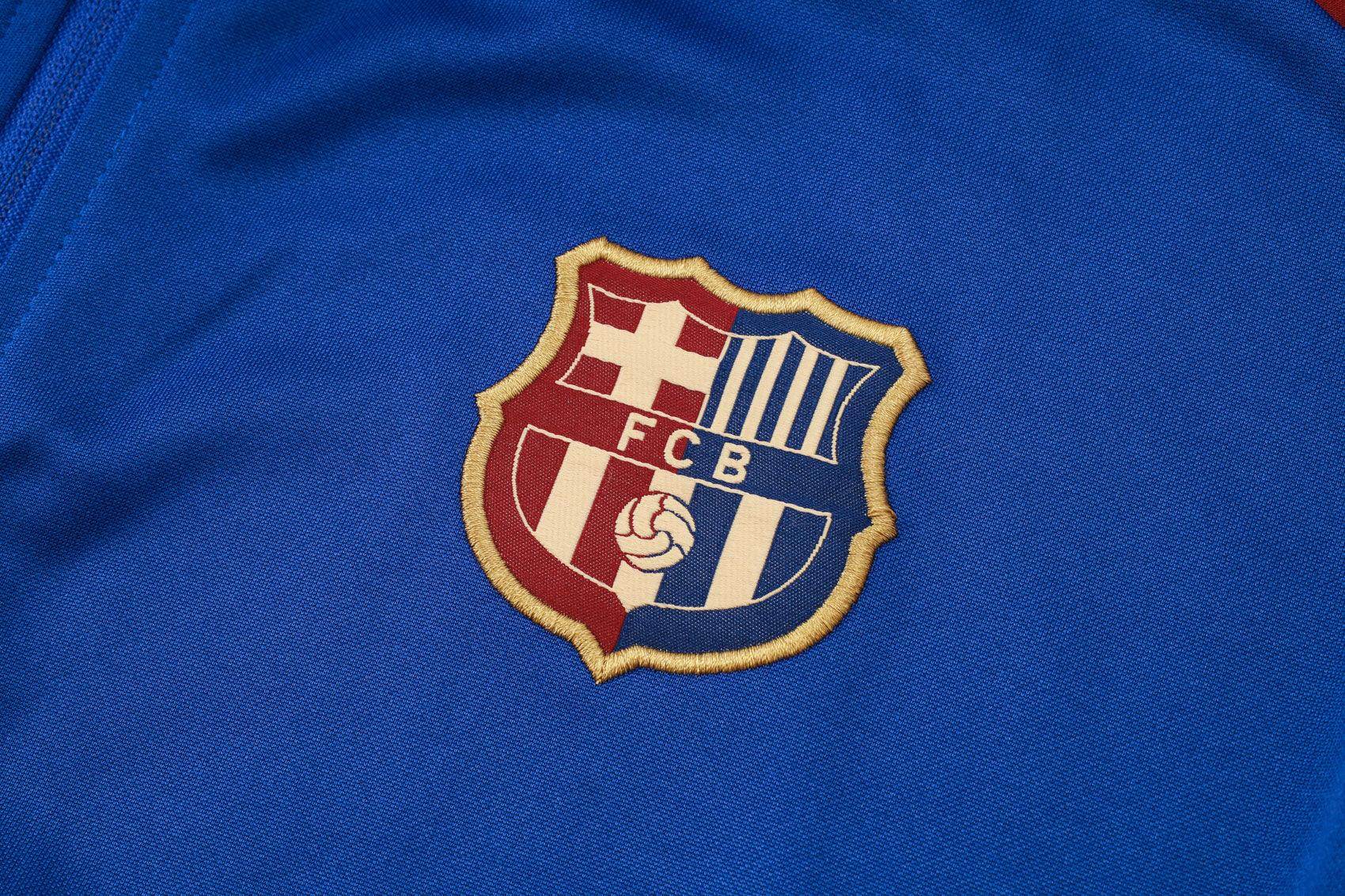 Fc Barcelona Blue And Red Tracksuit - JerseyLegacy