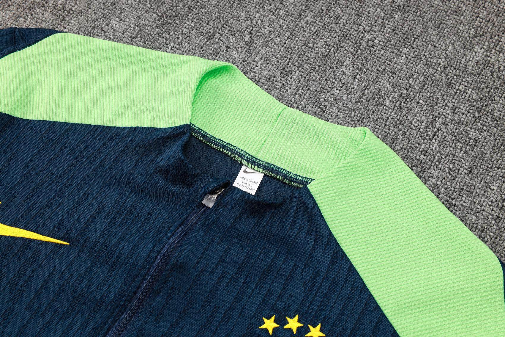 Brazil Dark Blue Tracksuit - JerseyLegacy