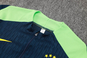 Brazil Dark Blue Tracksuit - JerseyLegacy