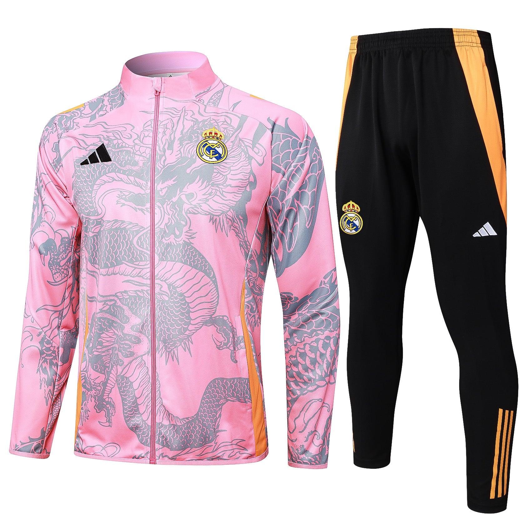 Real Madrid "Dragon Rosa" Tracksuit - JerseyLegacy