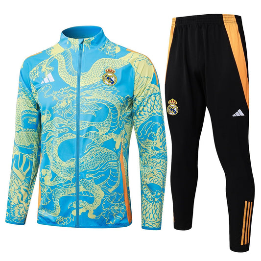 Real Madrid "Azure Dragon" Tracksuit - JerseyLegacy