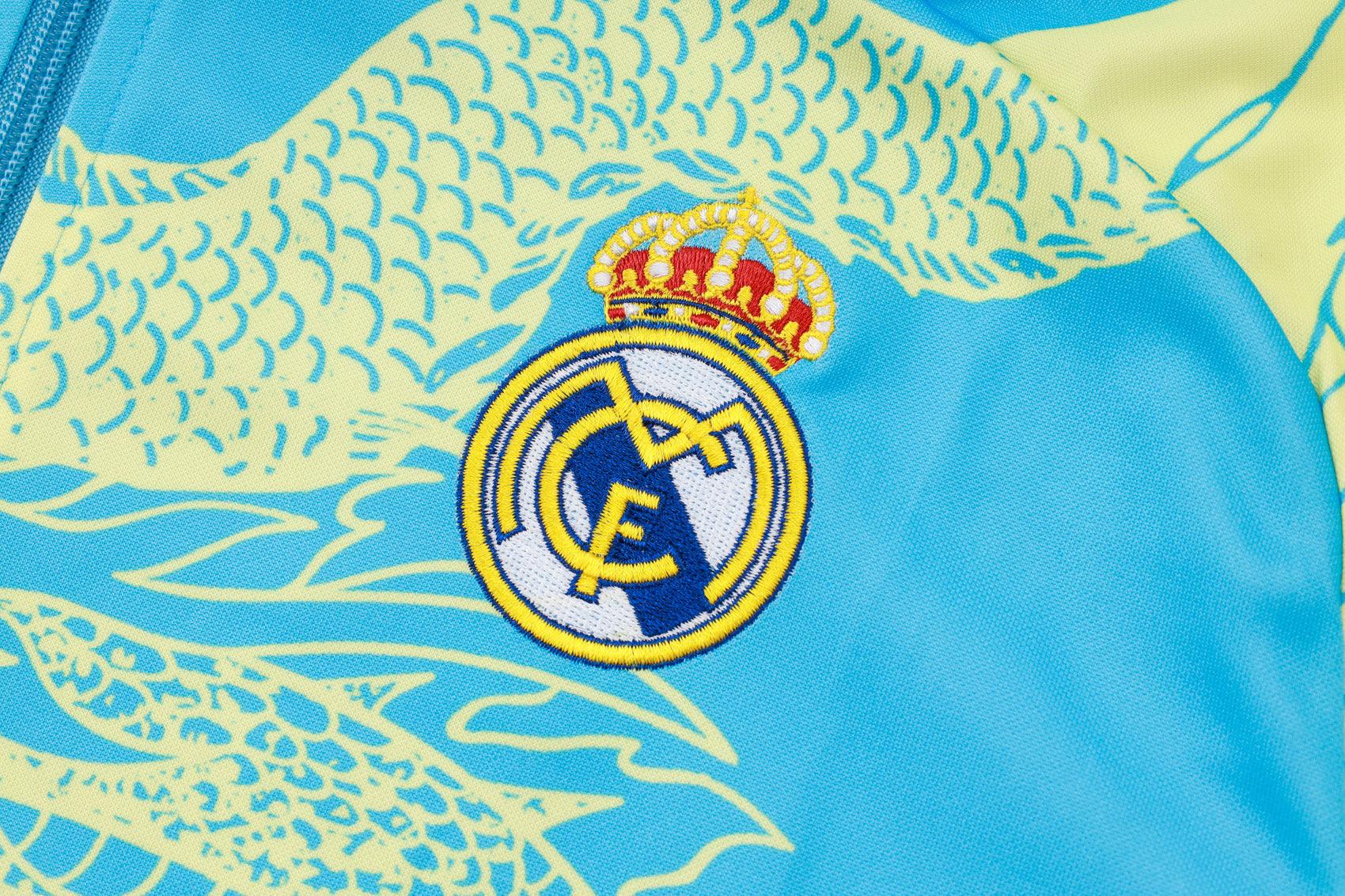 Real Madrid "Azure Dragon" Tracksuit - JerseyLegacy