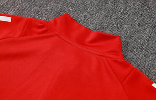 Manchester United Black and Red Tracksuit - JerseyLegacy