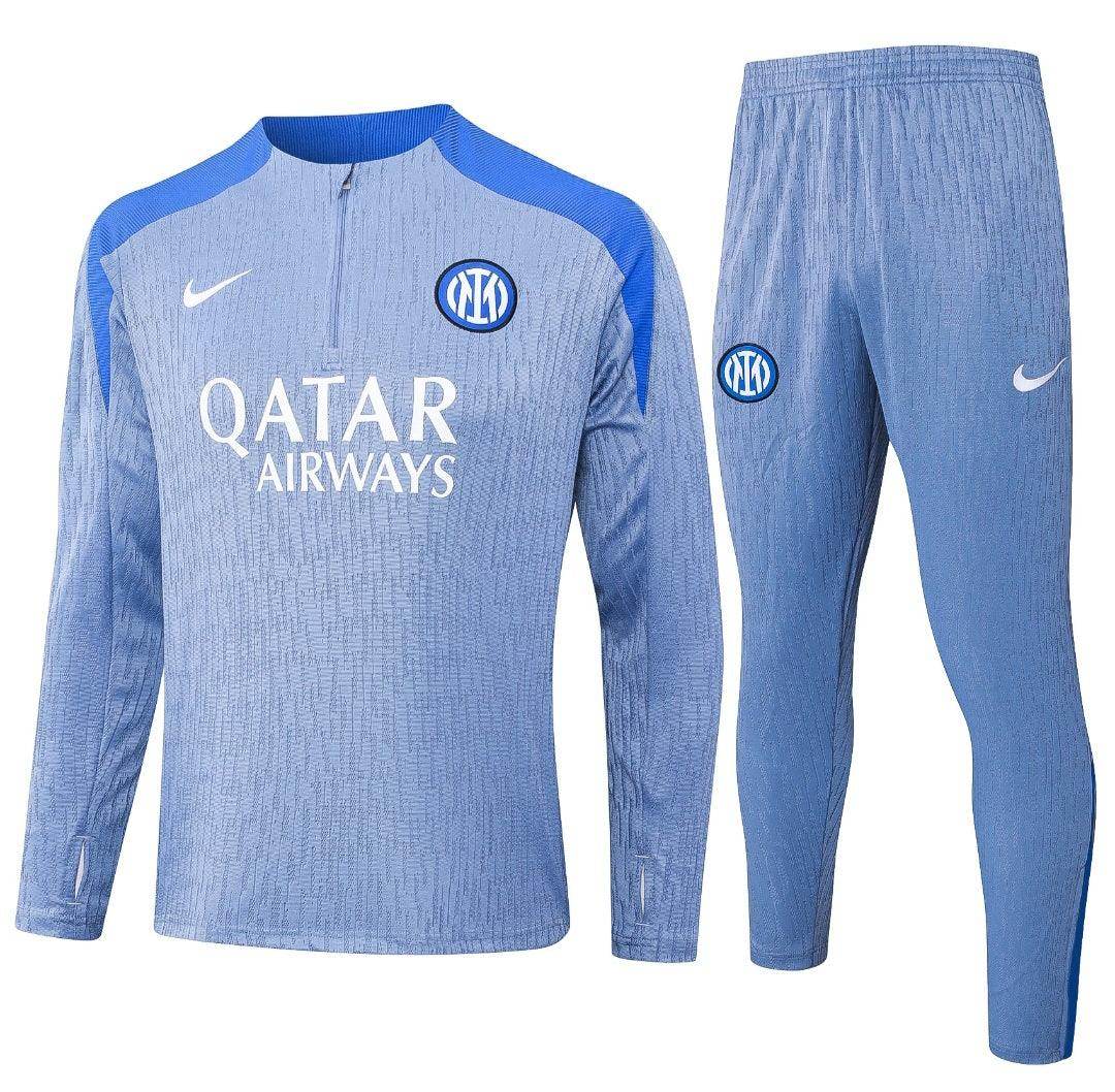 Inter Milan Light Blue Tracksuit - JerseyLegacy