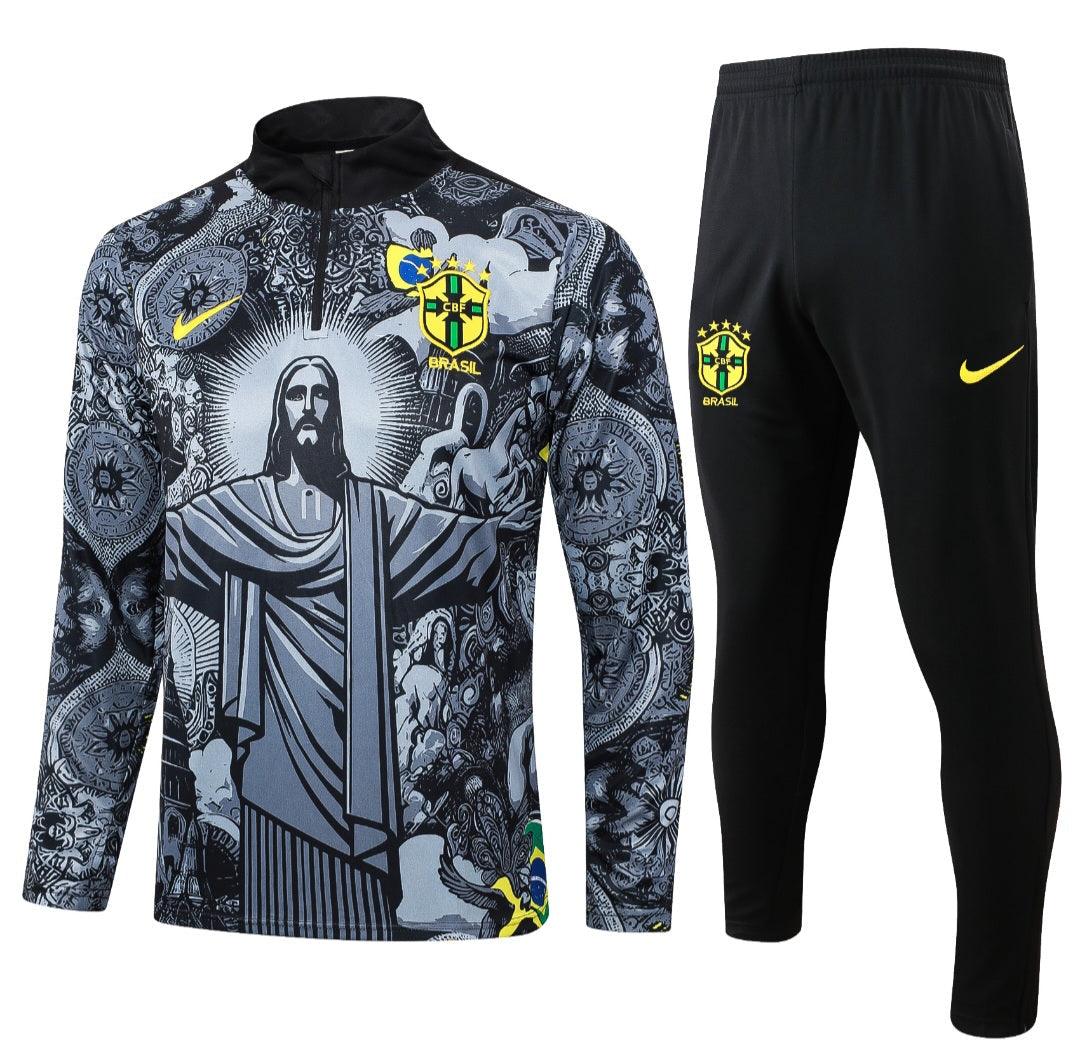 Brazil "Jesus" Tracksuit - JerseyLegacy