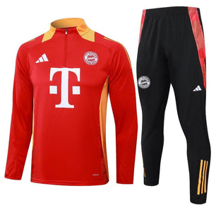 Bayern Munchen Black and Red Tracksuit - JerseyLegacy