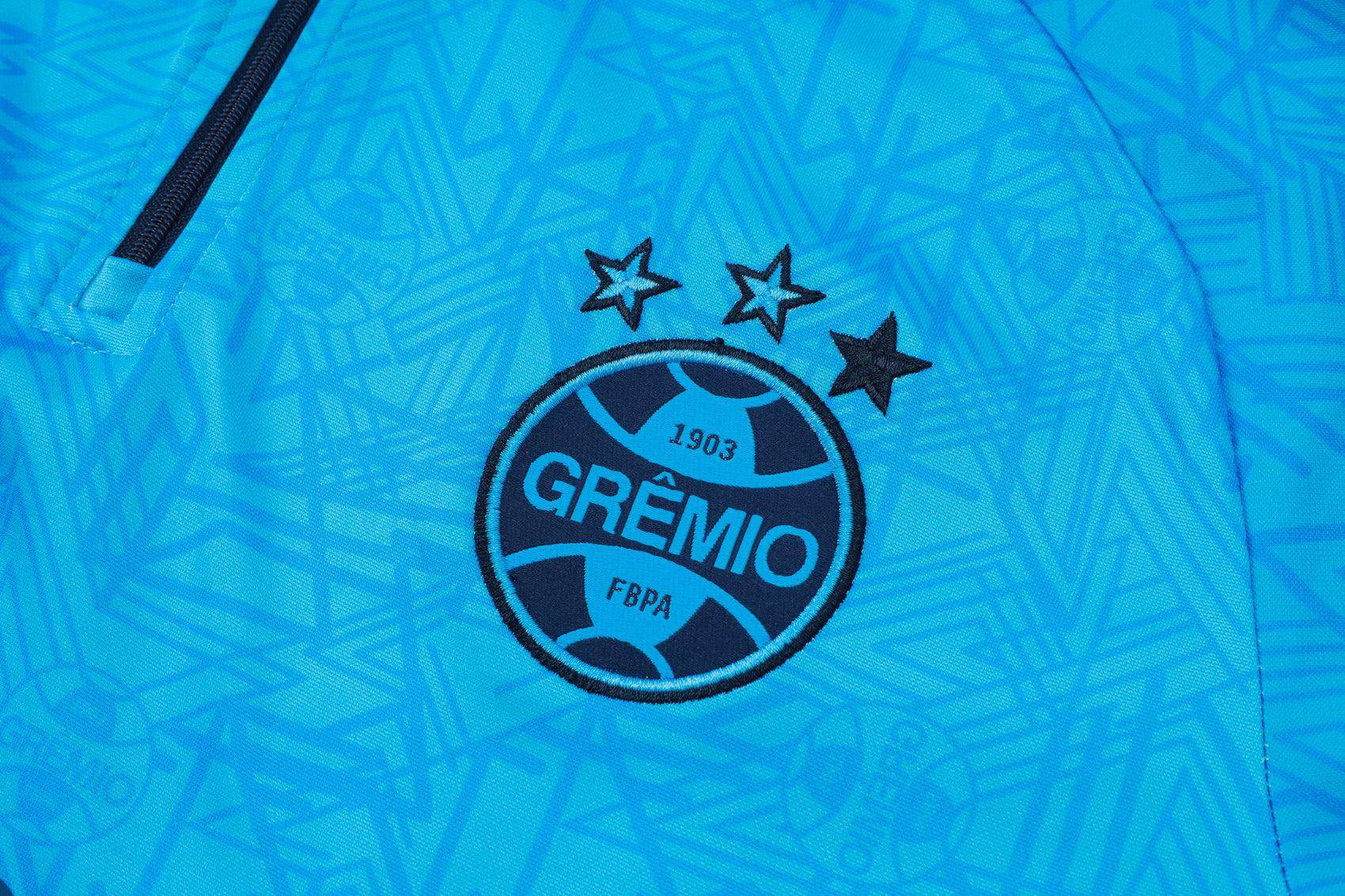 Grêmio PA Dark Blue and Light Blue Tracksuit - JerseyLegacy