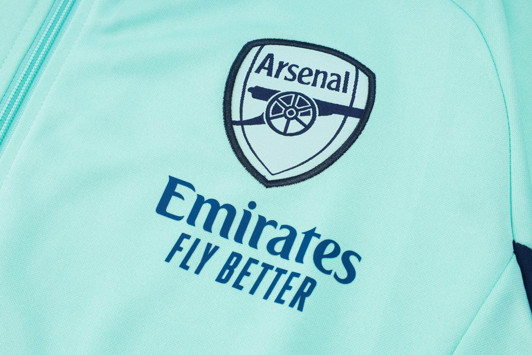 Arsenal Dark Blue and Mint Tracksuit - JerseyLegacy
