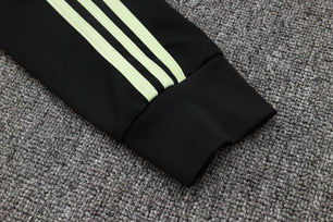 Manchester United Black and Dark Green Tracksuit - JerseyLegacy