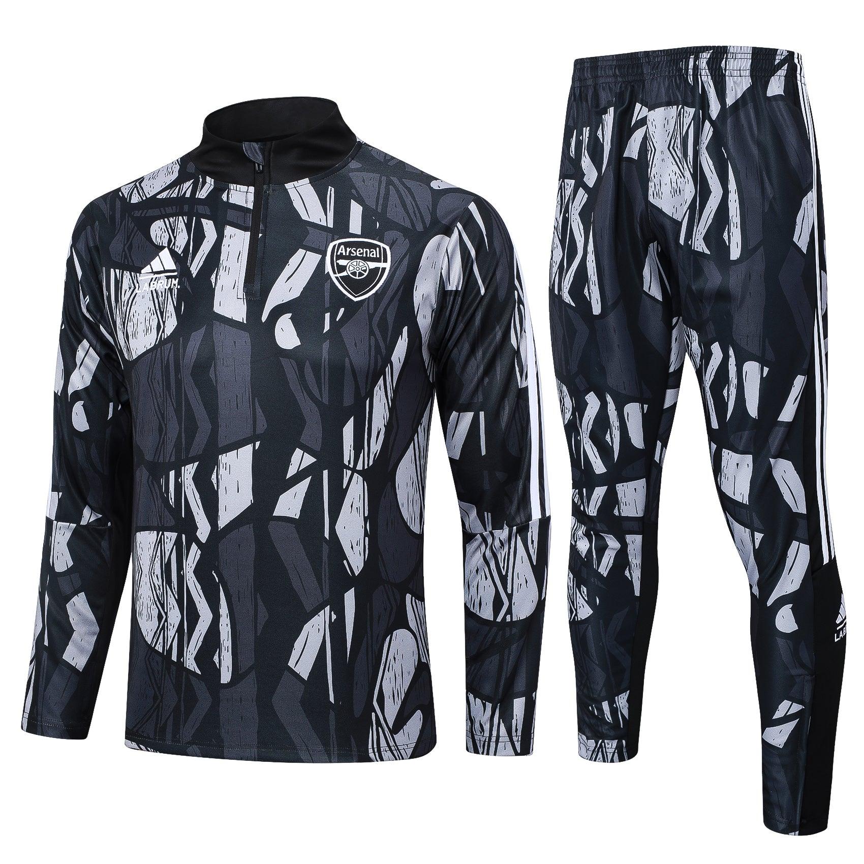 Arsenal "Monochrome Edge" Tracksuit - JerseyLegacy
