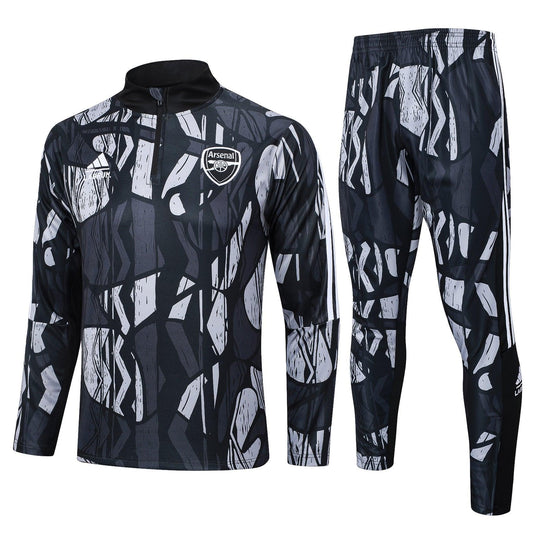 Arsenal "Monochrome Edge" Tracksuit - JerseyLegacy