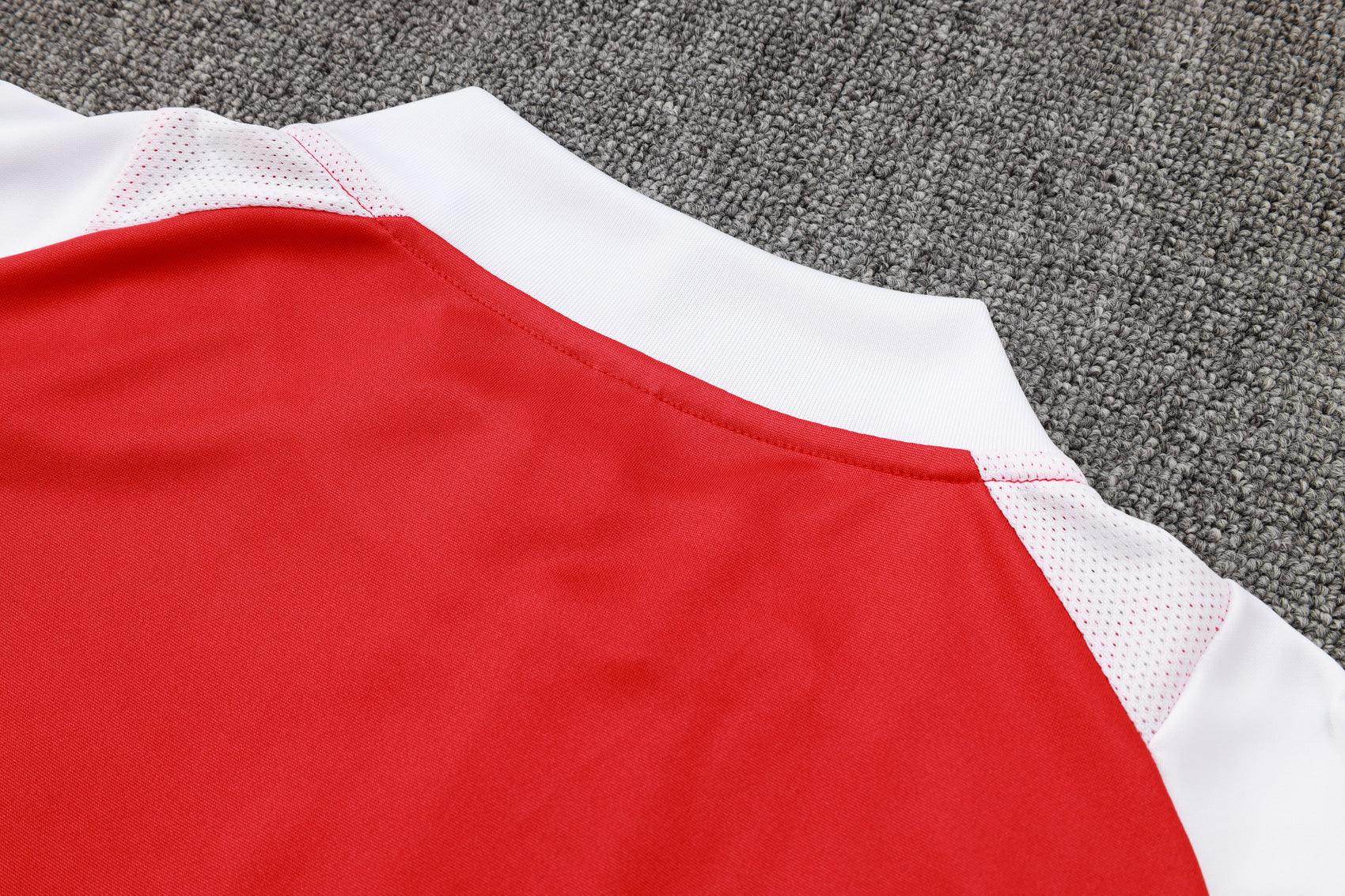 Arsenal Dark Blue and Red Tracksuit - JerseyLegacy