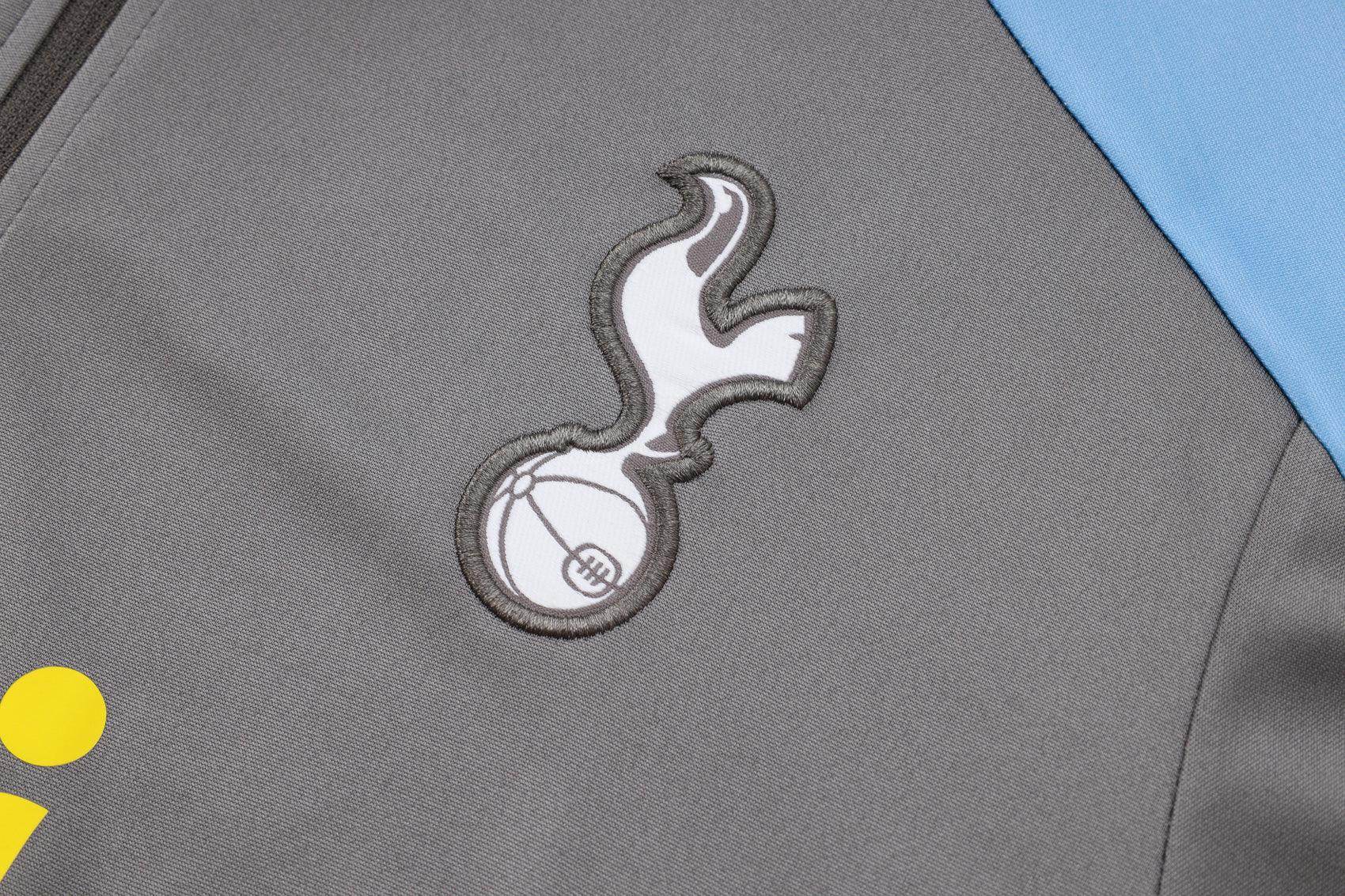 Tottenham Grey Tracksuit - JerseyLegacy