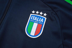 Italy Dark Blue Tracksuit V - JerseyLegacy