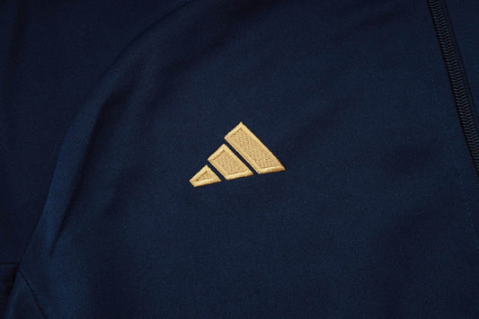 Italy Dark Blue Tracksuit V - JerseyLegacy