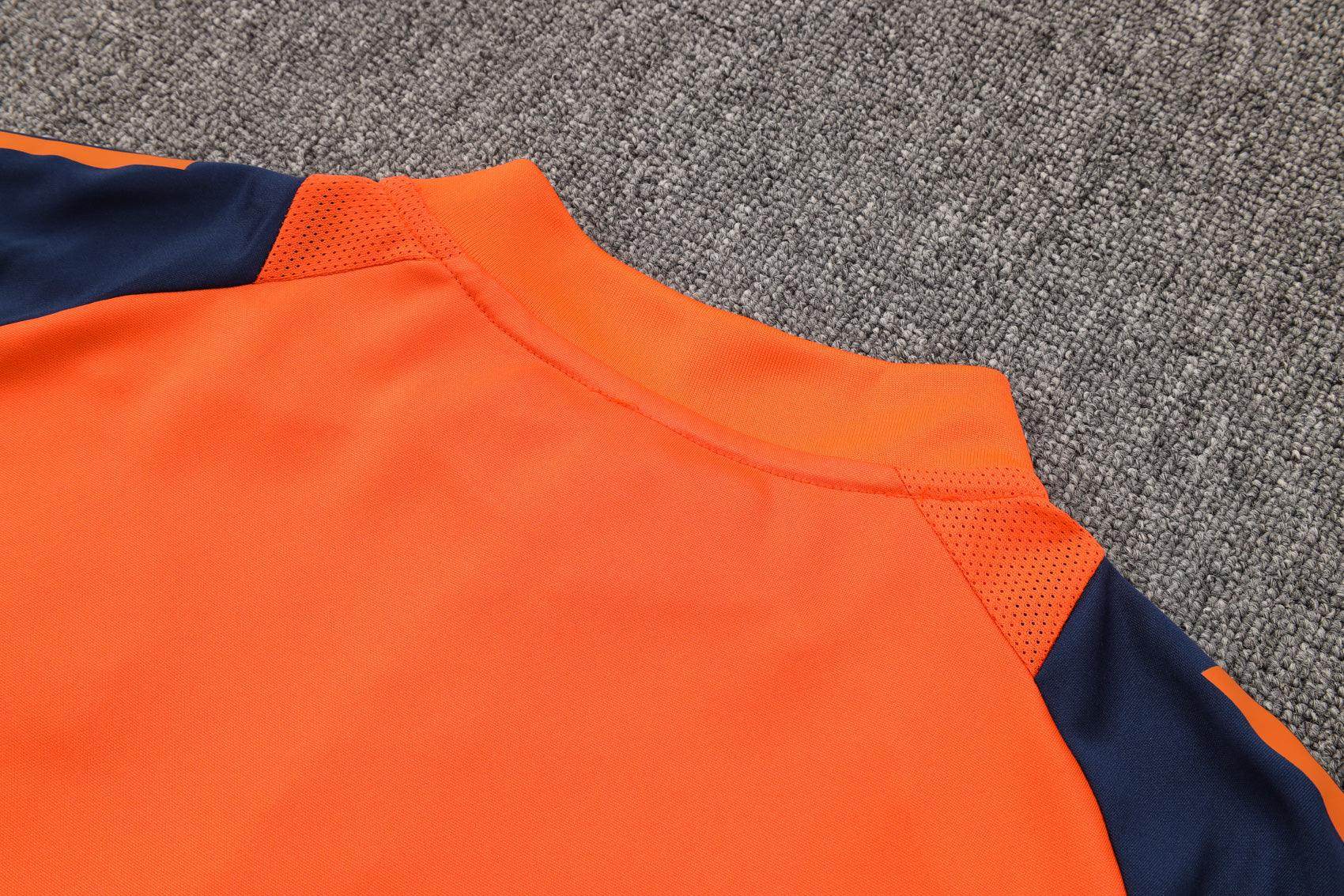 Manchester United Dark Blue and Orange Tracksuit - JerseyLegacy