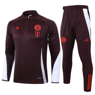 Bayern Muchen Dark Red Tracksuit - JerseyLegacy