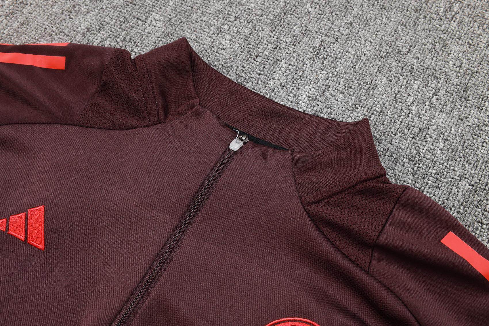 Bayern Muchen Dark Red Tracksuit - JerseyLegacy