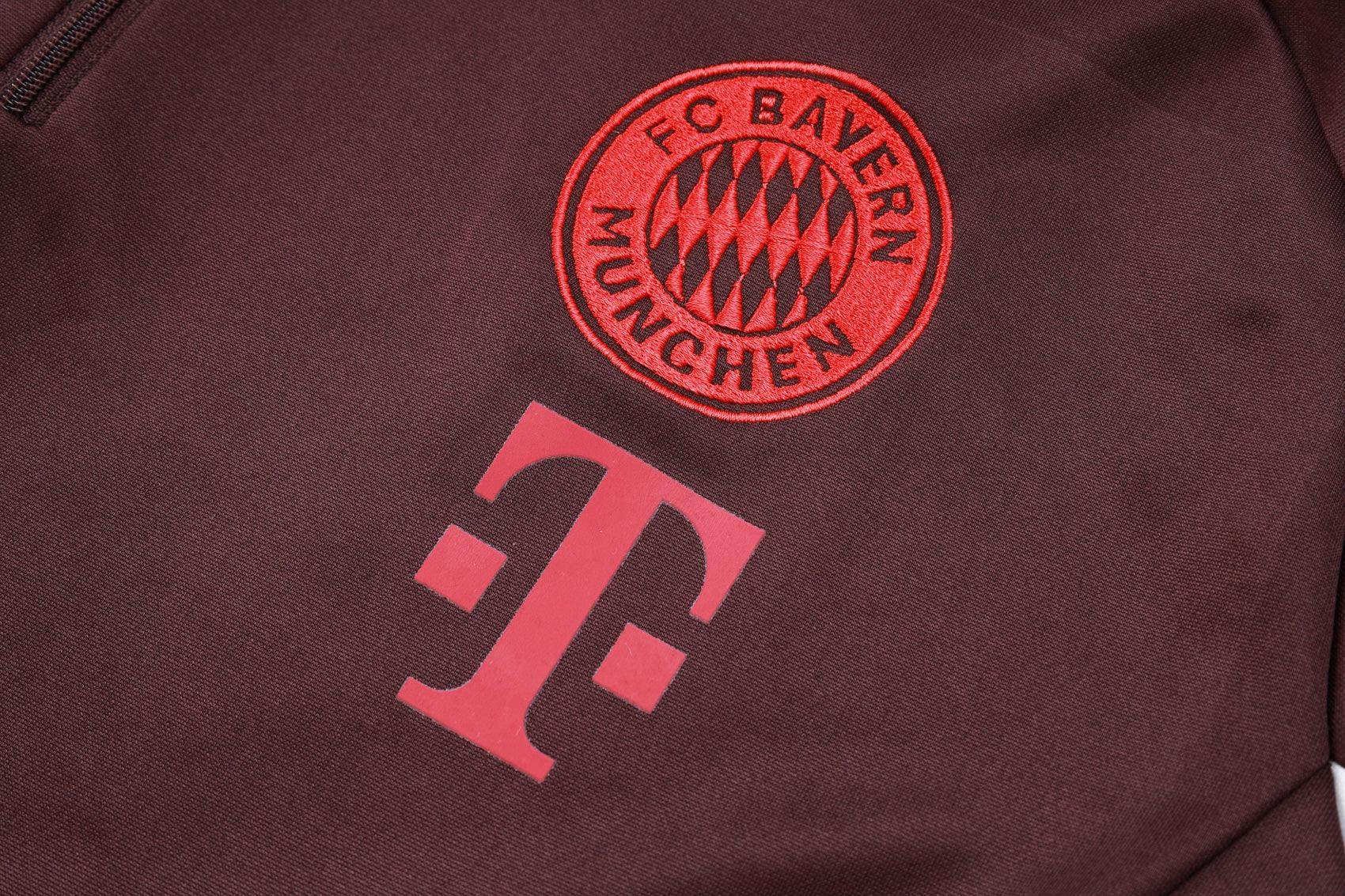 Bayern Muchen Dark Red Tracksuit - JerseyLegacy