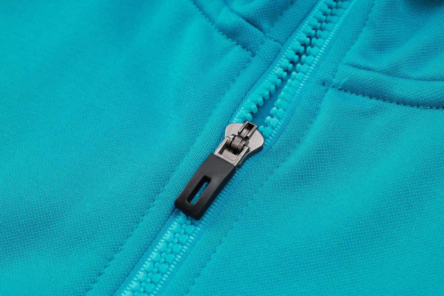 PSG Light Blue and Black Tracksuit - JerseyLegacy