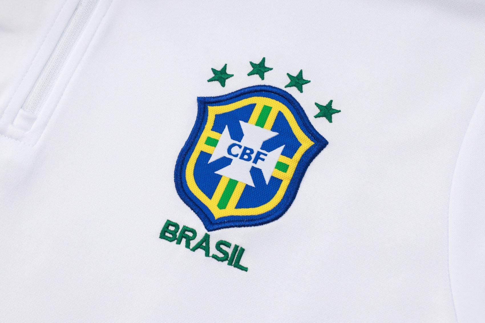 Brazil Blue and White Tracksuit - JerseyLegacy