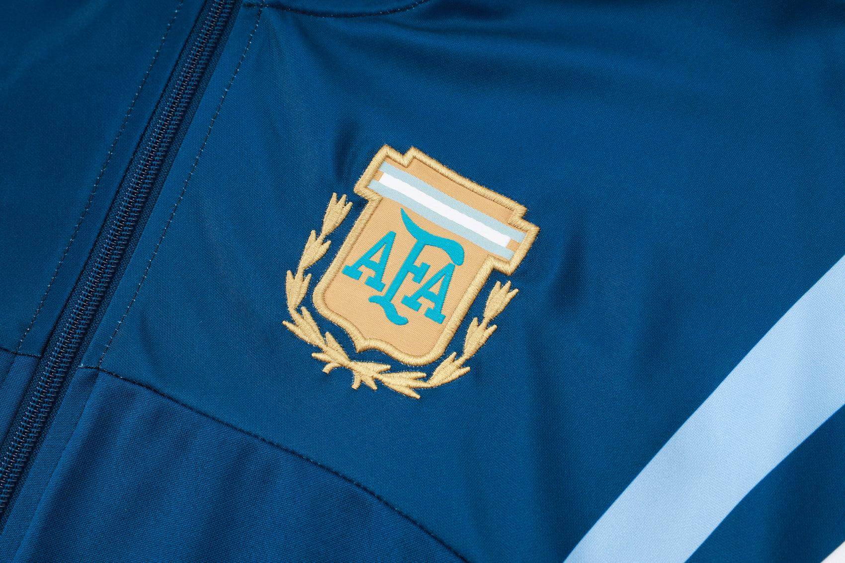 Argentina Dark Blue Tracksuit - JerseyLegacy