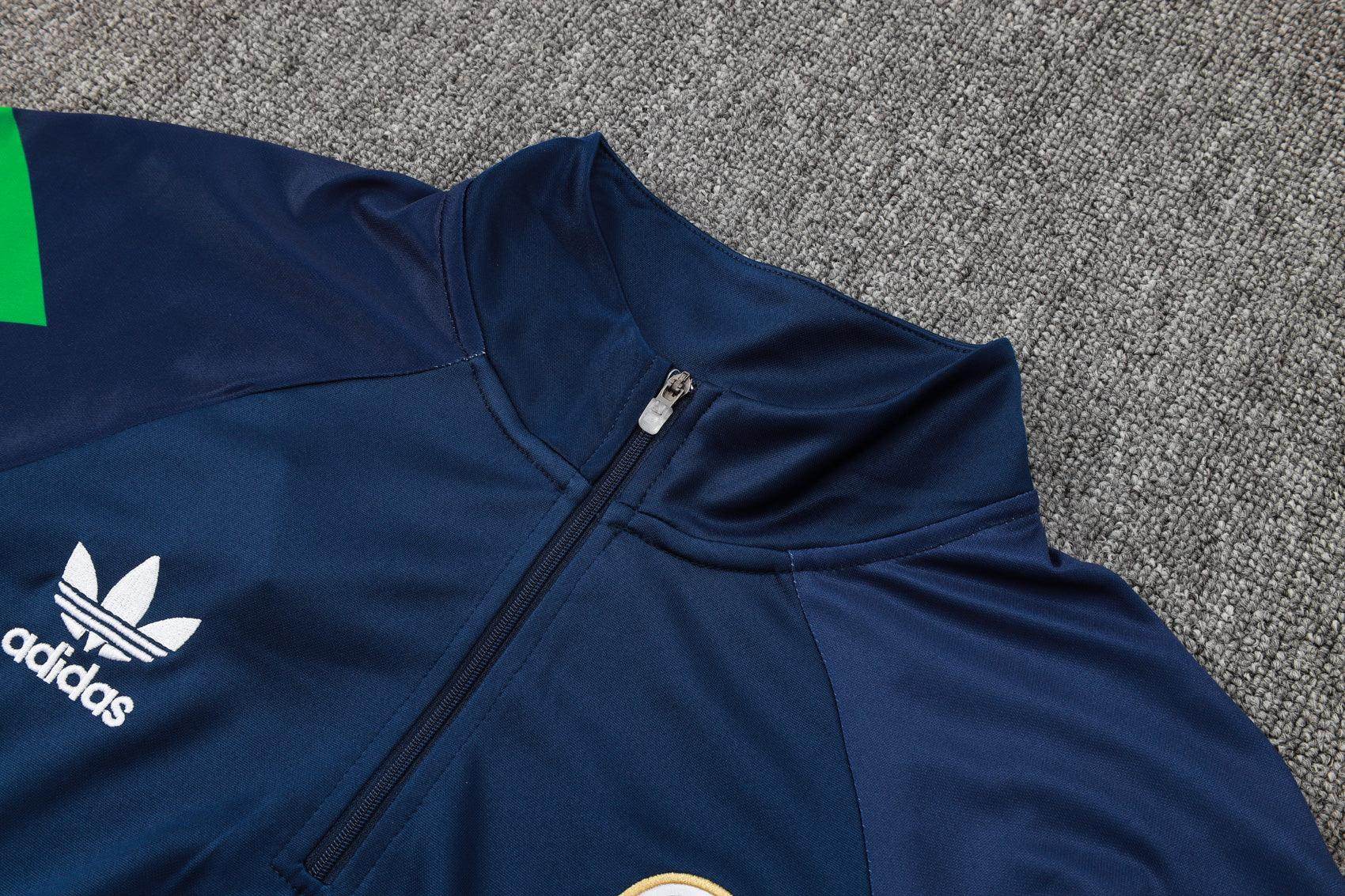 Italy Dark Blue Tracksuit - JerseyLegacy