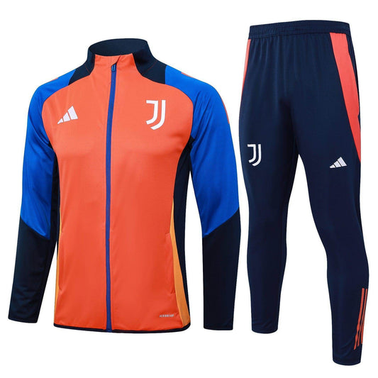 Juventus Dark Blue and Orange Tracksuit - JerseyLegacy