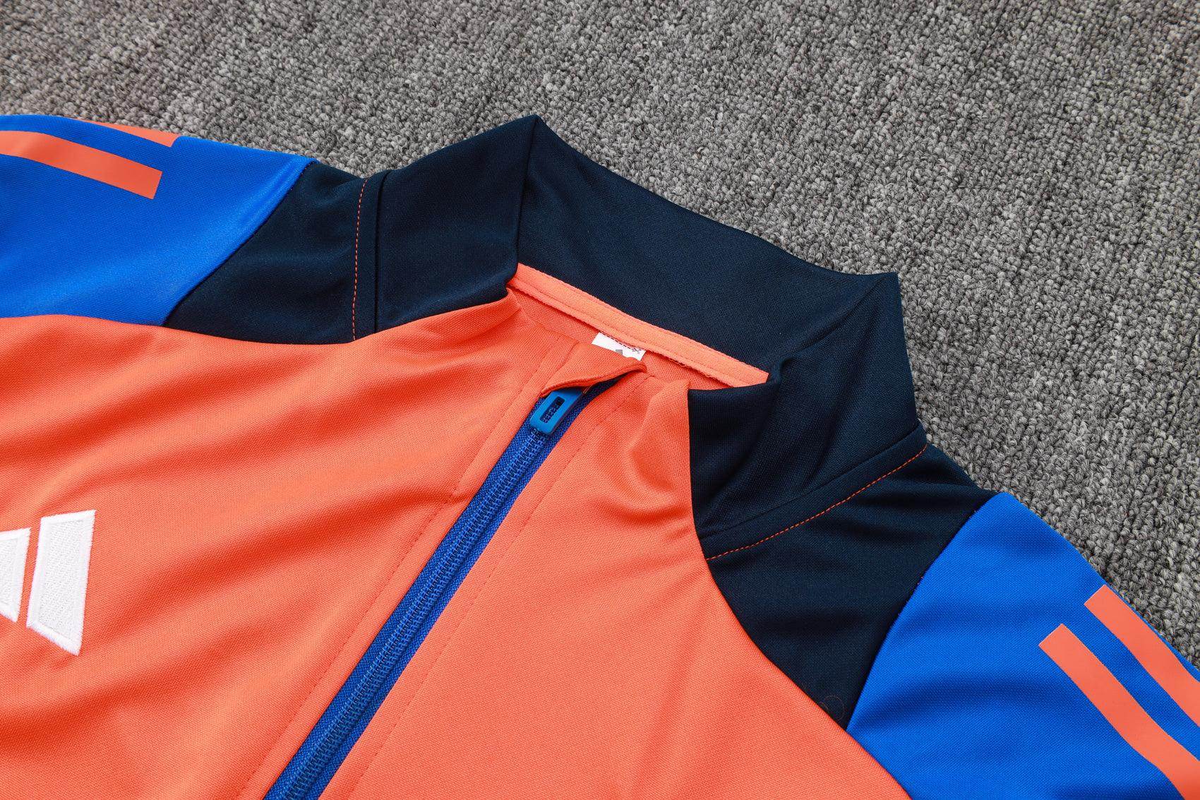 Juventus Dark Blue and Orange Tracksuit - JerseyLegacy