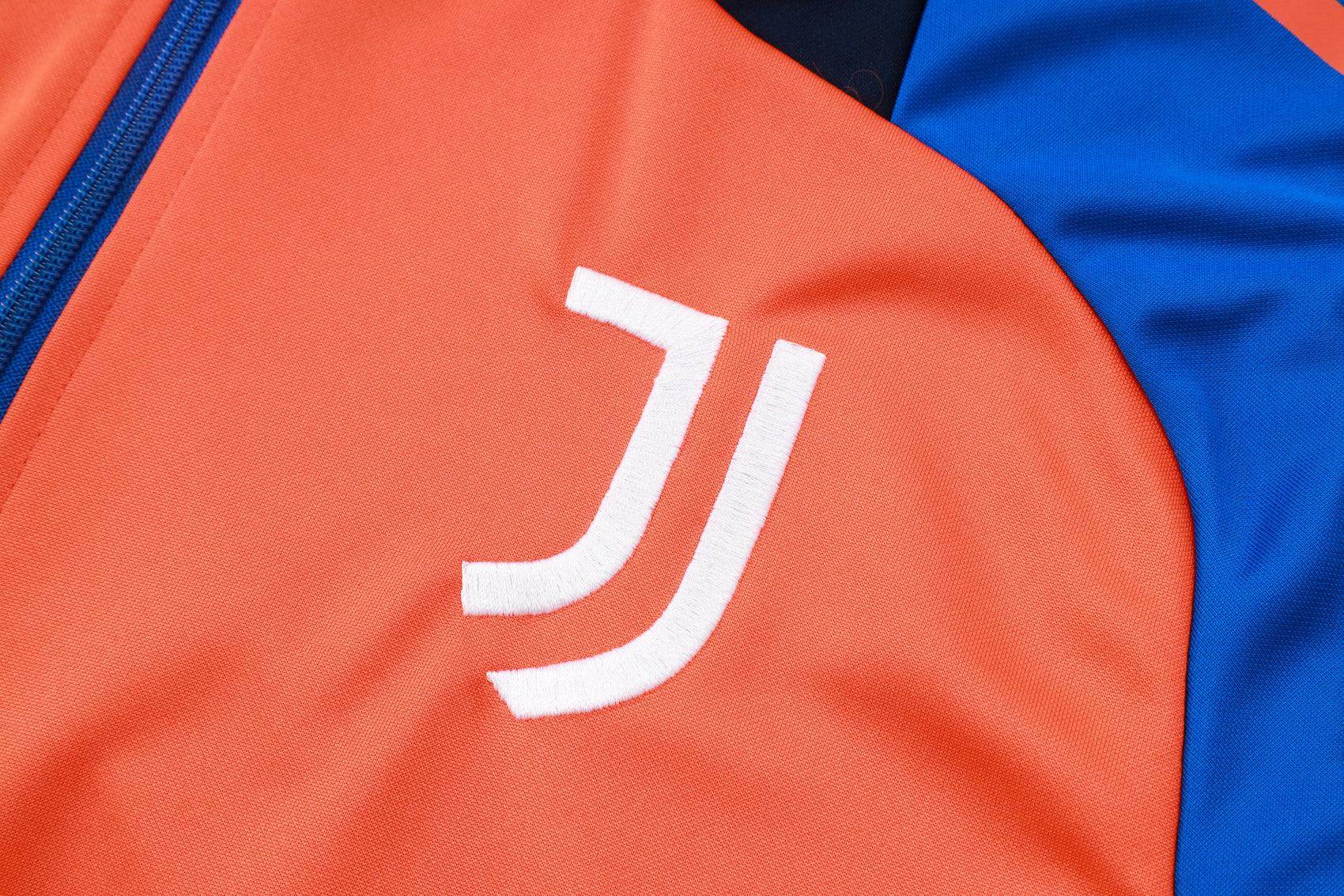 Juventus Dark Blue and Orange Tracksuit - JerseyLegacy