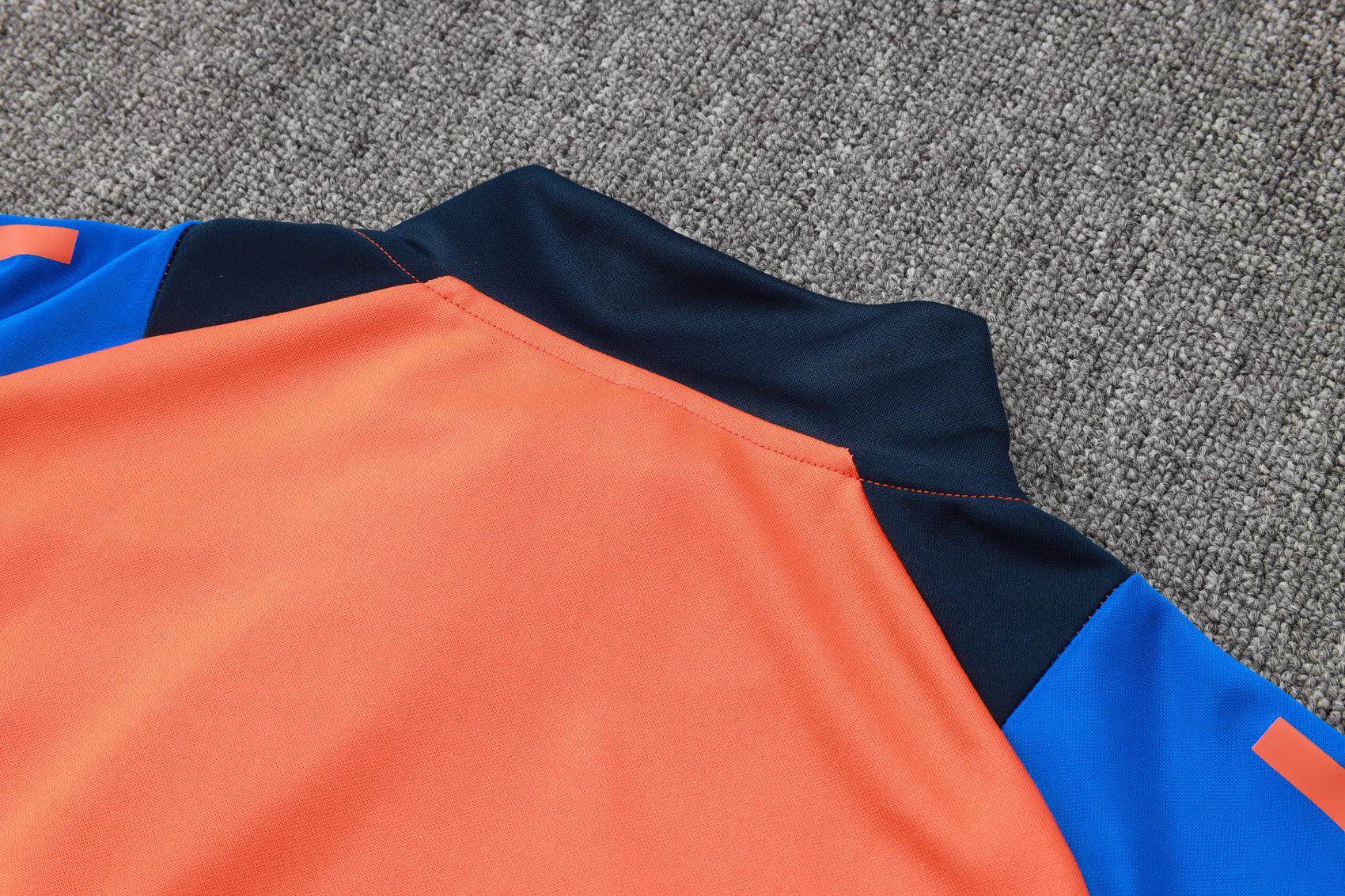 Juventus Dark Blue and Orange Tracksuit - JerseyLegacy