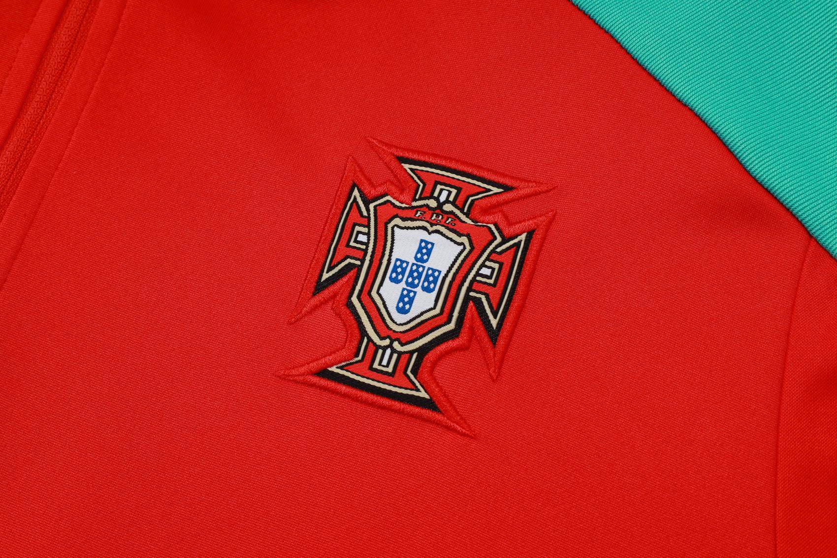 Portugal Black and Red Tracksuit II - JerseyLegacy