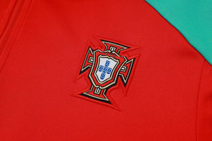 Portugal Black and Red Tracksuit II - JerseyLegacy