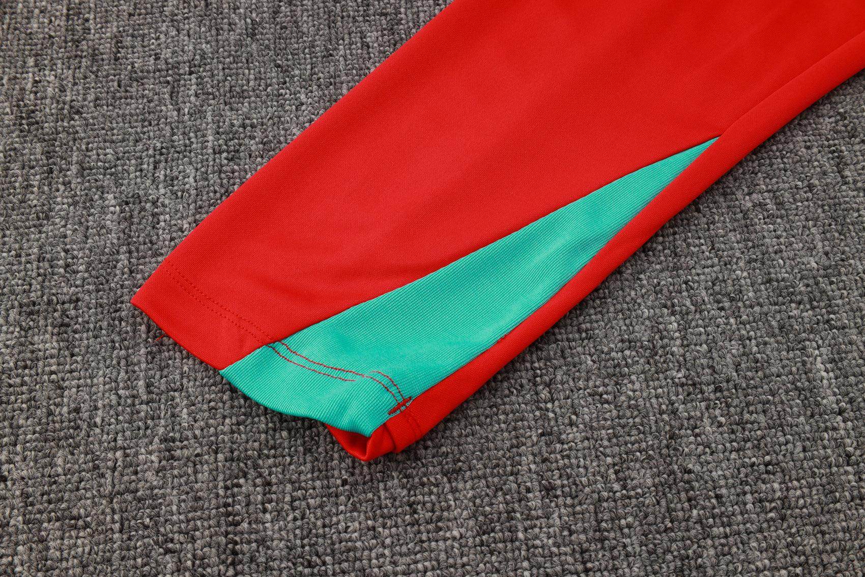 Portugal Black and Red Tracksuit II - JerseyLegacy