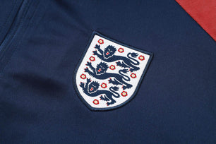 England Dark Blue and Red Tracksuit - JerseyLegacy