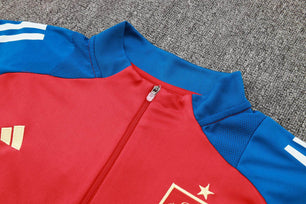 Spain Blue and Red Tracksuit - JerseyLegacy