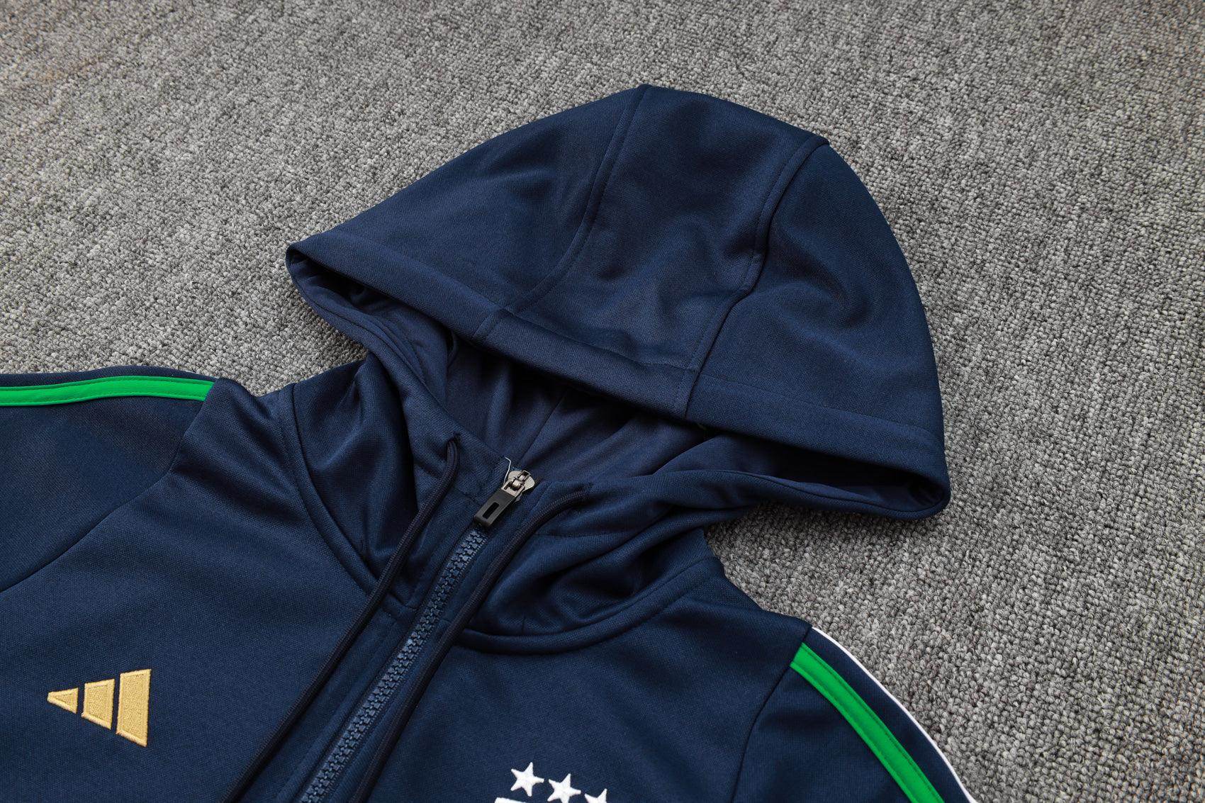 Italy Dark Blue Tracksuit IV - JerseyLegacy