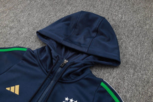 Italy Dark Blue Tracksuit IV - JerseyLegacy