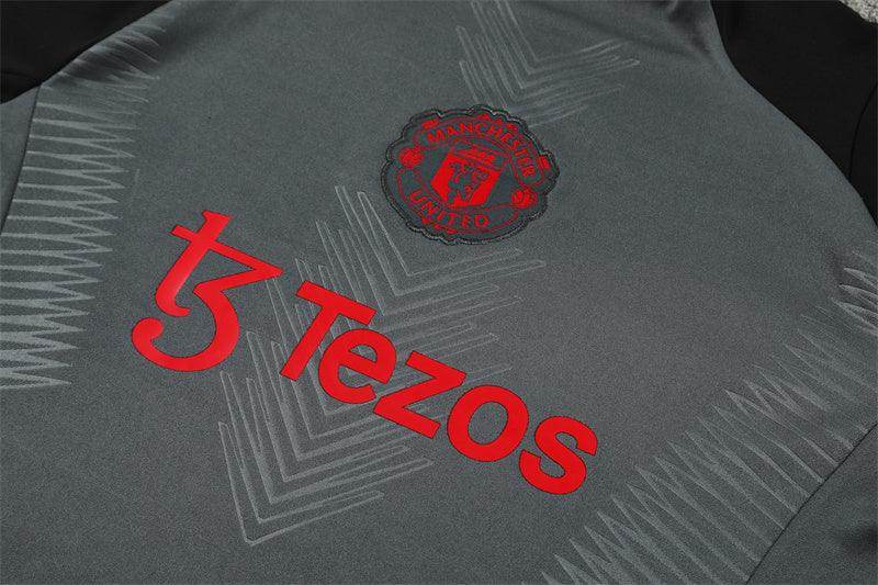 Manchester United Gray Tracksuit III - JerseyLegacy