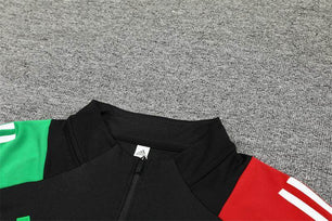 Arsenal Black Tracksuit - JerseyLegacy