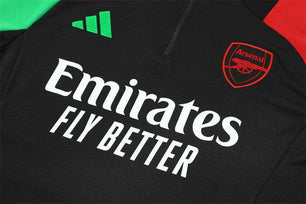 Arsenal Black Tracksuit - JerseyLegacy