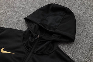 FC Barcelona Black Tracksuit - JerseyLegacy