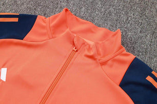 Manchester United Drak Blue and Orange Tracksuit II - JerseyLegacy