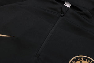 Chelsea Black Tracksuit - JerseyLegacy