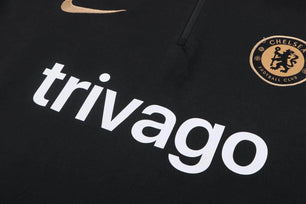 Chelsea Black Tracksuit - JerseyLegacy