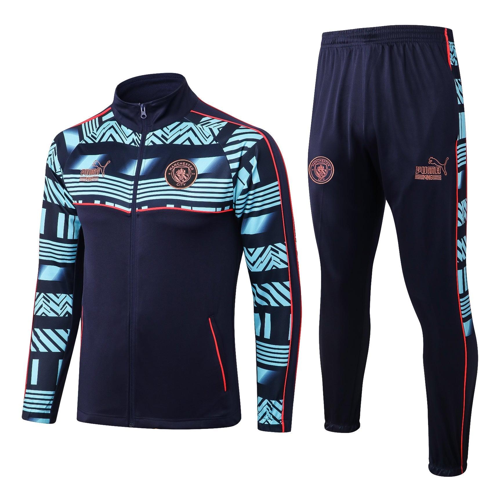 Manchester City "Azure Surge" Tracksuit - JerseyLegacy