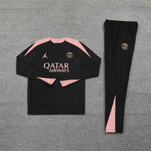 PSG Black and Pink Tracksuit - JerseyLegacy